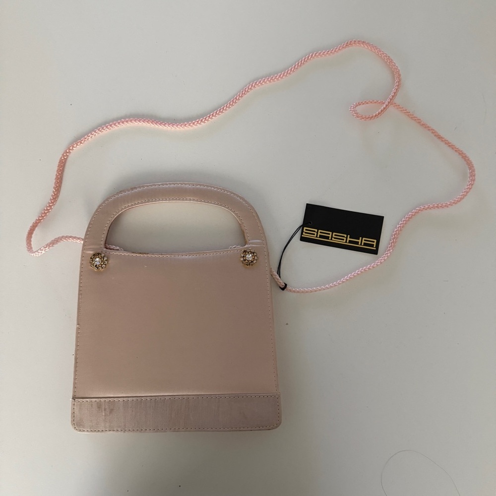 Sasha vintage Pink Mini Top-Handle Crossbody Bag